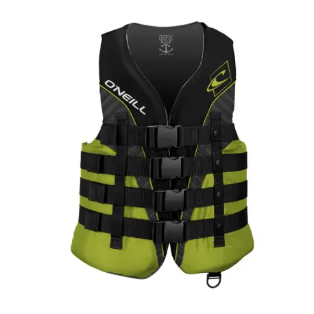 Vestes et Gilets Sports nautiques tractés O‘Neill SUPERLITE 50N lime 2026 Dernière Chance