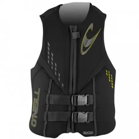 Satisfait Ou Remboursé Vestes et Gilets Sports nautiques tractés O‘Neill Reactor ISO CE 50N BLACK 2026