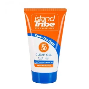 Écran solaire SPF 50 Gel clair 100ml Island Tribe Petit Prix