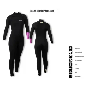PREMIUM WETSUITS 3/2.5 MM SUPERCOMP MODEL TAPED WOMEN‘S Acheter En Ligne