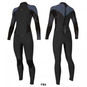 Nouveauté ONEILL WOMEN‘S PSYCHO ONE 4/3 BACK ZIP FULL ZIP Single Quiver