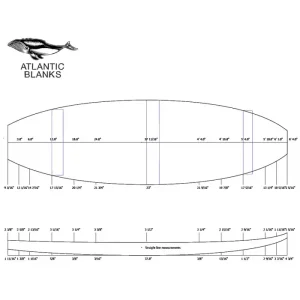 Top Vente Atlantic Blanks 6‘4 SB F