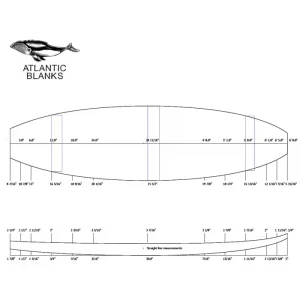 Vente Directe Atlantic Blanks 6‘8 SB