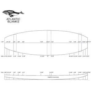 Atlantic Blanks 9‘2 SUP Expédition Rapide