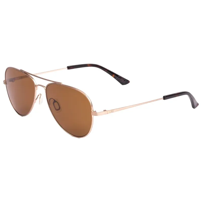 Pas Cher Lunettes de soleil Otis Drift Brushed Gold Eco Havana Brown Brown