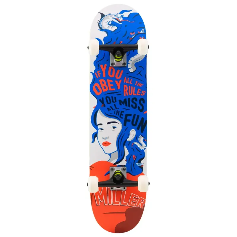 Skateboard Street Miller Division Fun 7,75" Expédié Aujourd'hui