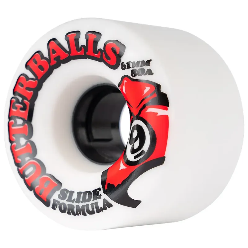 Jusqu'à Épuisement Des Stocks Roues longboard skate Sector 9 61Mm 80A Centerset Butterballs Slide White