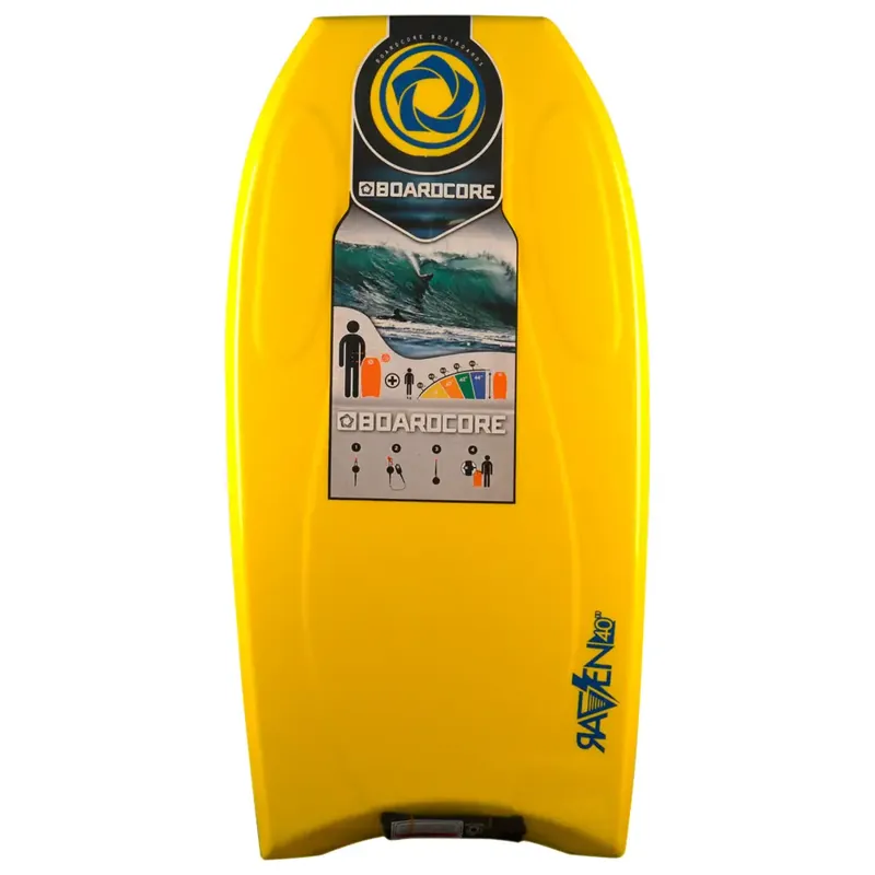 Super Prix Board de Bodyboard Boardcore Raven EPS PCXL Yellow