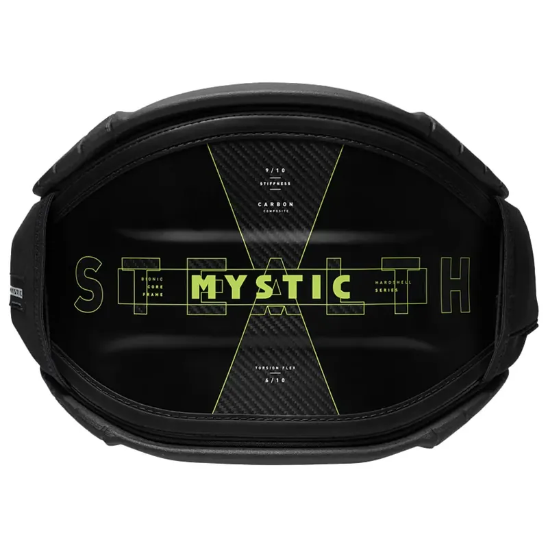 Harnais Kite Ceinture Mystic Stealth Waist Harness Black Lime Vente Directe