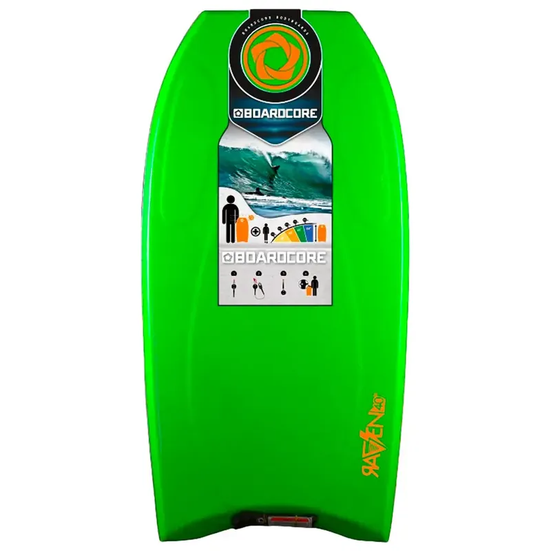 Achat Immédiat Board de Bodyboard Boardcore Pack Raven Aqua Blue