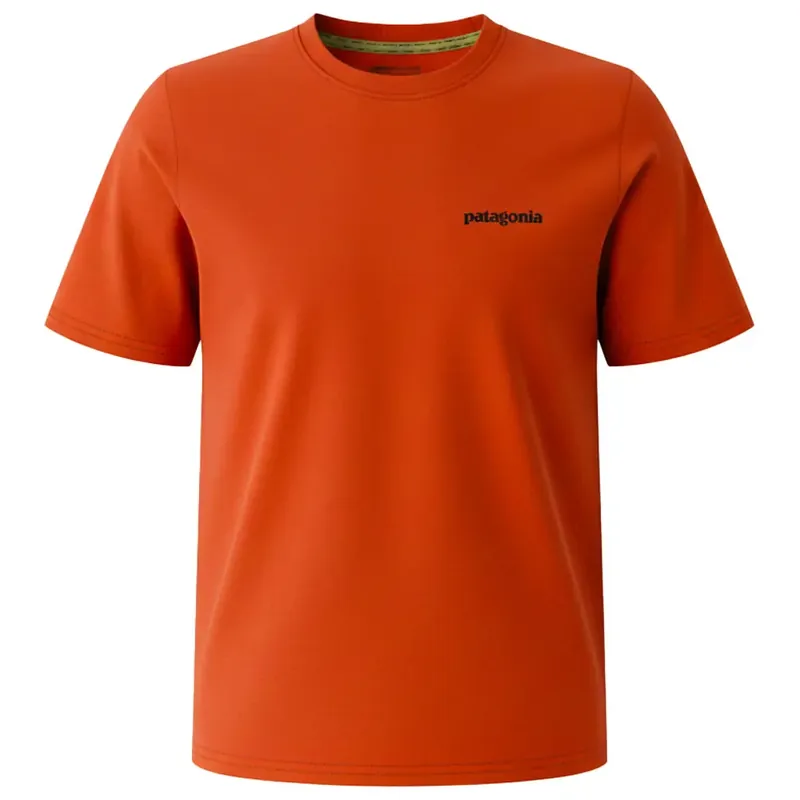 Tee-shirt Patagonia P-6 Logo Gem Green Offre Spéciale