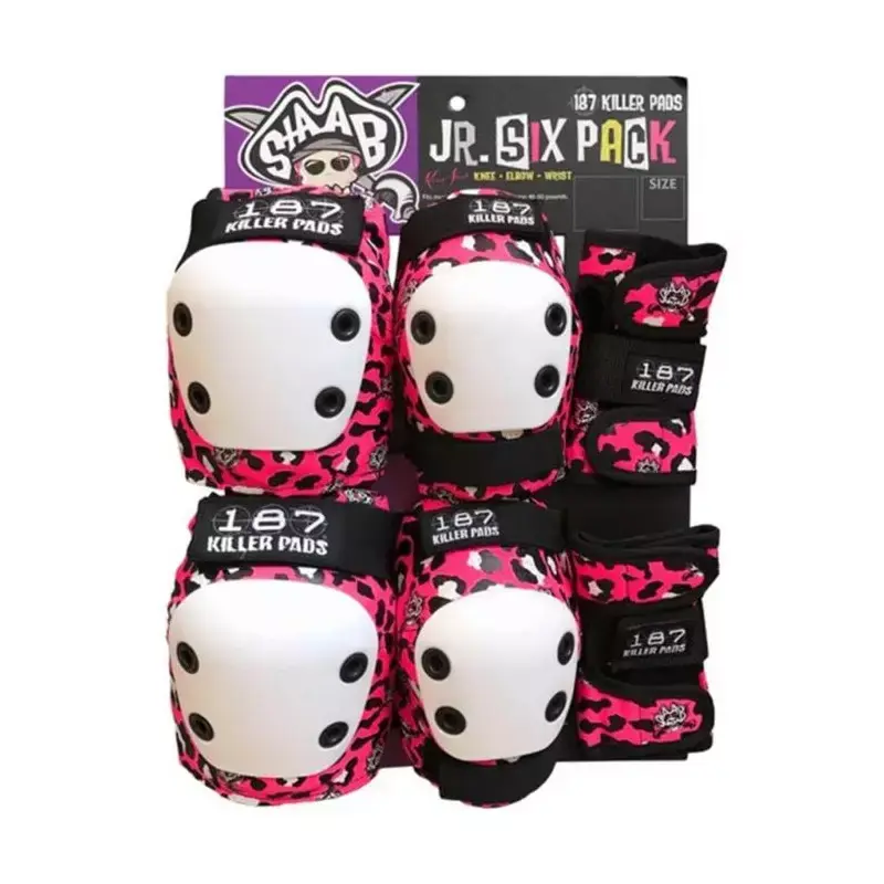 Set de protection 187 JR. Six Pack Set Staab Pink Top Vente