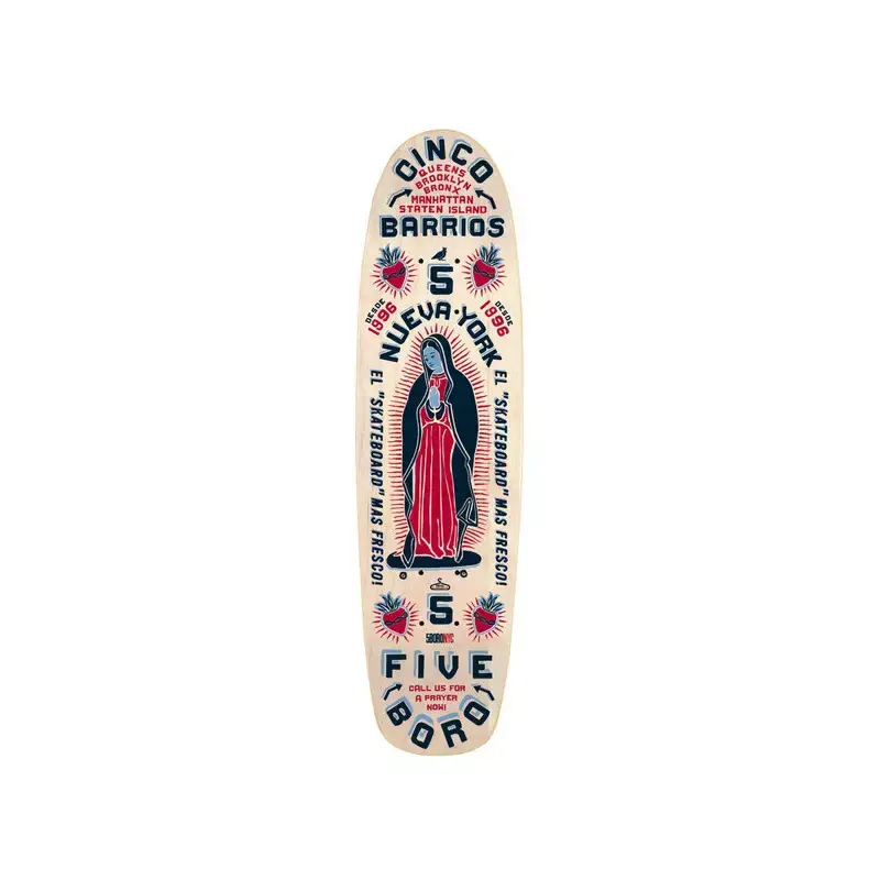 5BORO DECK CINCO BARRIOS CRUISER LARGE NATURAL 8.0 X 32 Livraison Express
