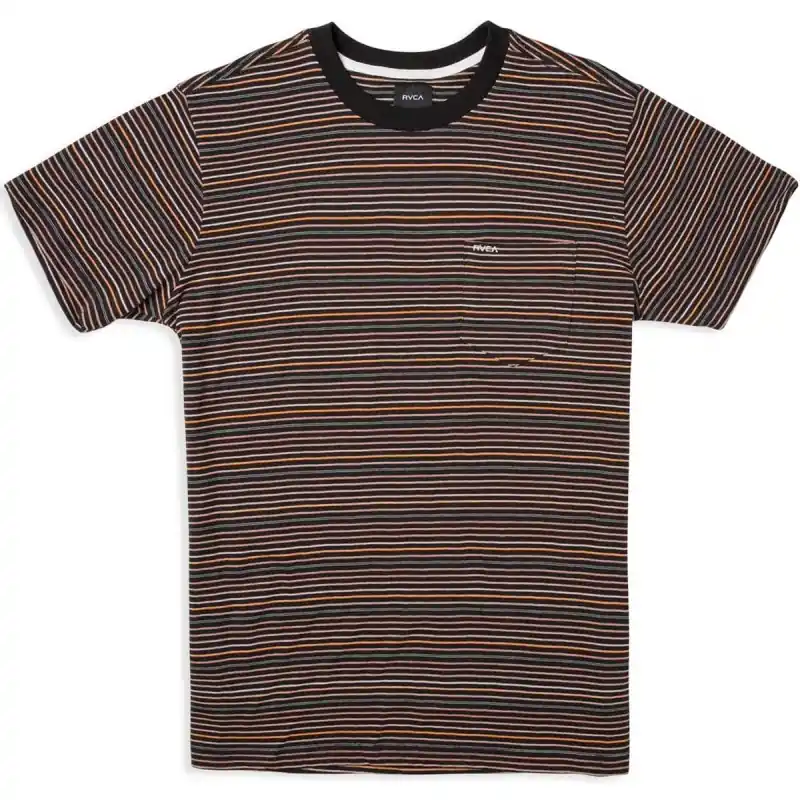 T-Shirt RVCA Warren Stripe Expédié Aujourd'hui