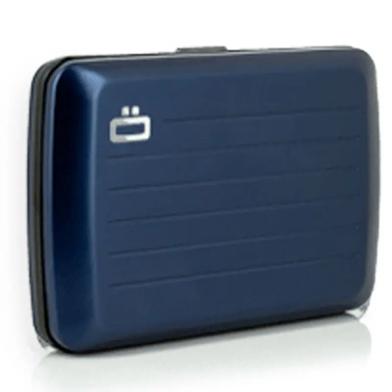 Porte-Cartes Ögon Stockholm V2 Wallet Navy-Blue Offre Du Jour