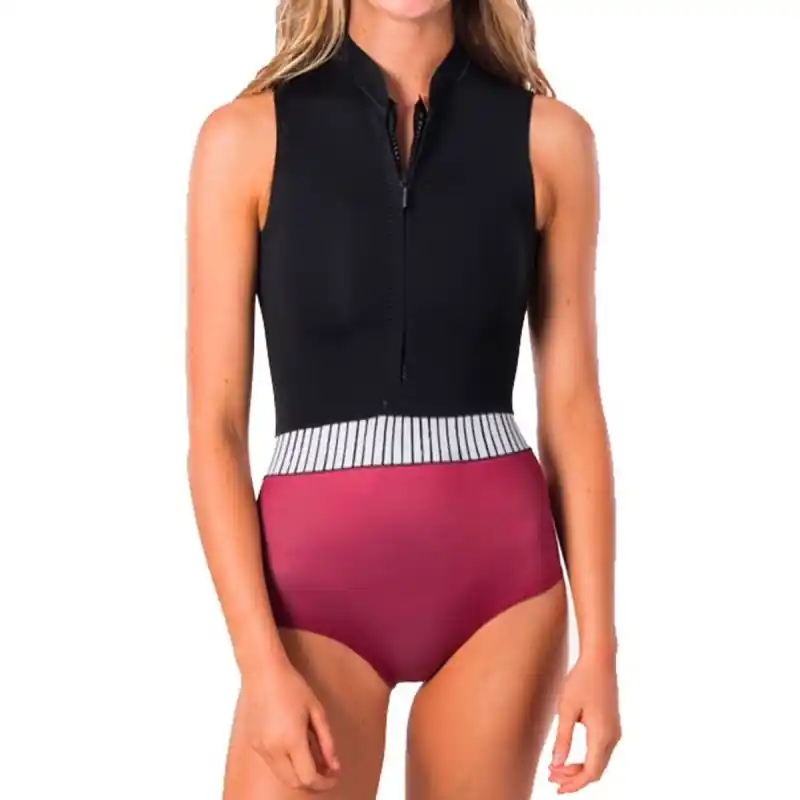 Offre Spéciale Combinaison Shorty Rip Curl Femme Searchers 1mm S/less Spring Sun Rust 2020