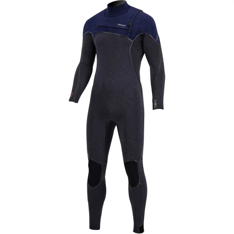 Achetez Aujourd'hui Combinaison Prolimit 2021 Mercury TR FREE-X Steamer 6/4mm - Front Zip Black/Blue