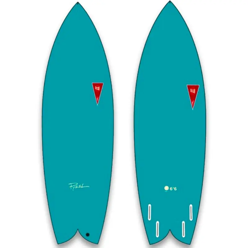 Dernier Modèle Planche de surf en mousse JJF by Pyzel AstroFish - Bleu