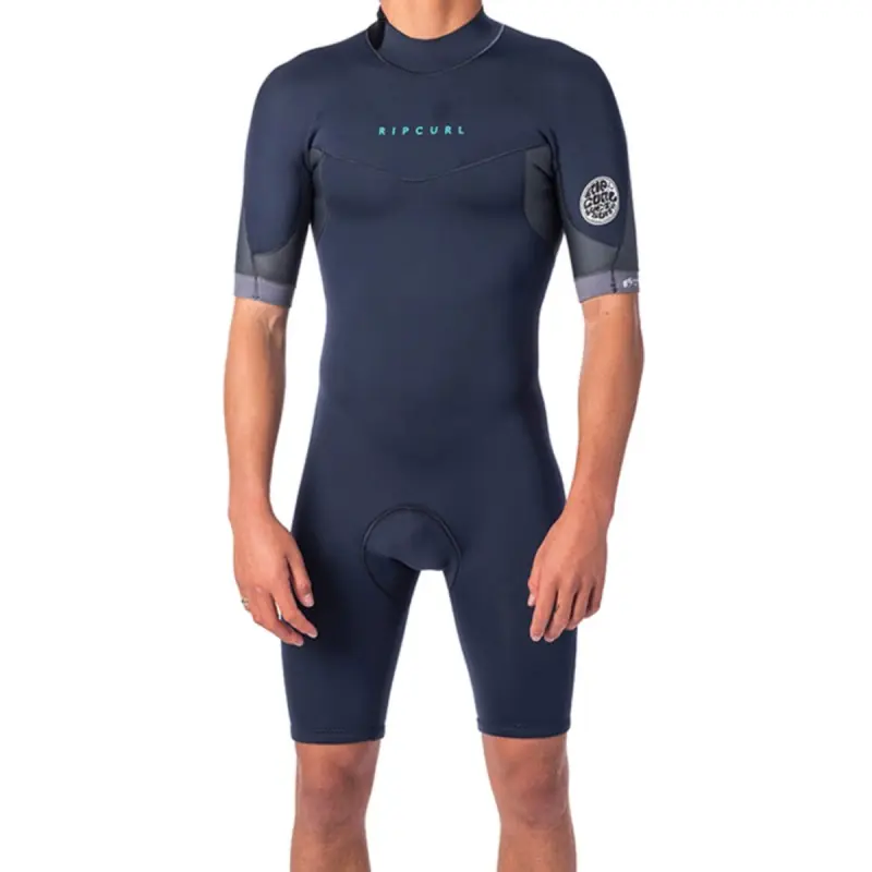 Combinaison Shorty Rip Curl Dawn Patrol S/SS 2mm 2021 Back Zip Slate Offre Du Jour