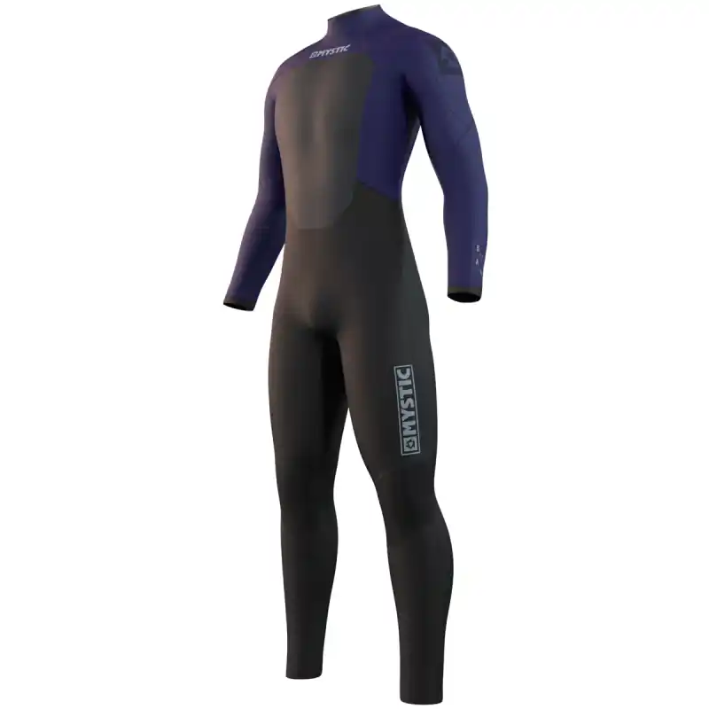 Offre Exclusive Combinaison Mystic Star Fullsuit 5/3mm 2022 Bleu Nuit Back Zip