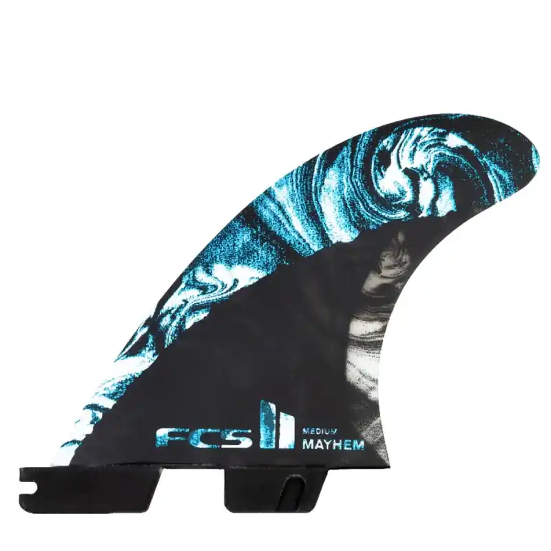 Ailerons FCS II MATT BIOLOS PC carbon TRI FINS Pas Cher