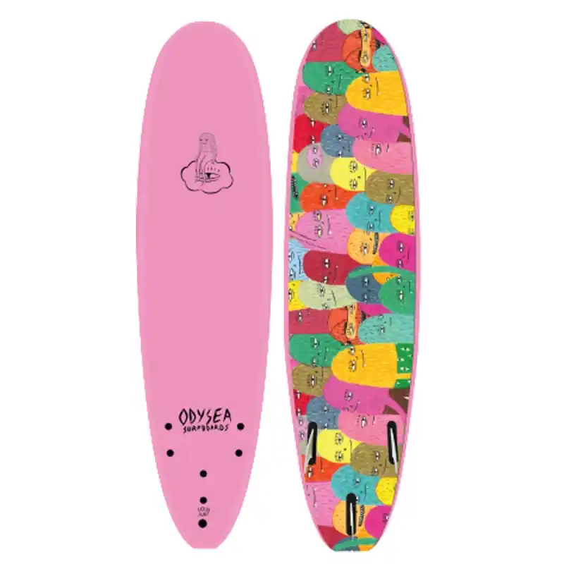 Populaire Planche Surf Catch Surf/Odysea Log Evan Rossel 7‘0" Baby pink