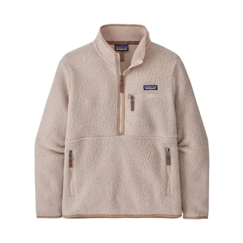 Seulement Aujourd'hui Veste Polaire Femme Patagonia Retro Pile Marsupial - Rose
