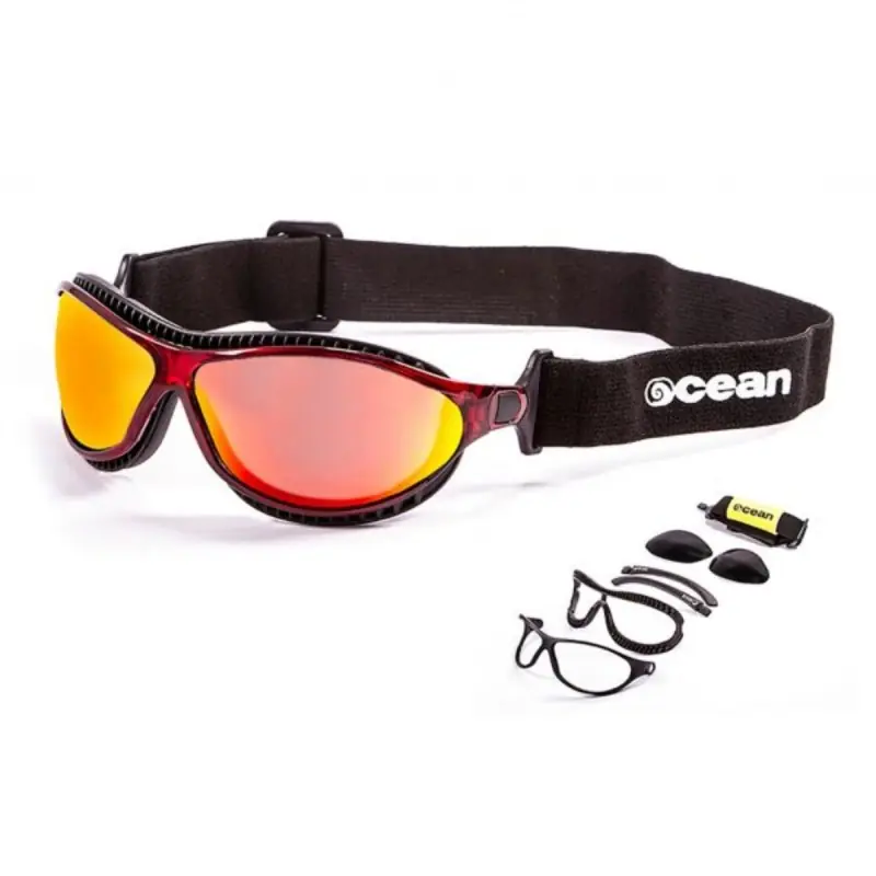 Offre Du Jour Lunettes Sports Ocean Sunglasses Tierra de Fuego - Rouge Verres Rouge