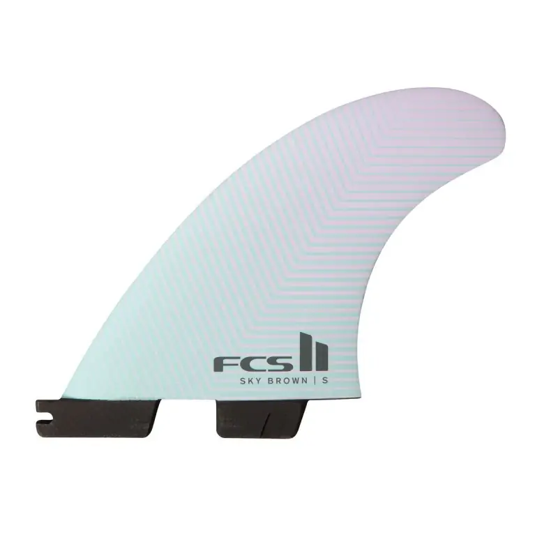 Ailerons FCS II Sky Brown PC Tri Fins Lavender Commander Vite