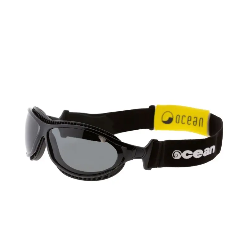 Lunettes Sports Ocean Sunglasses Tierra de Fuego - Noir brillant Dernière Chance