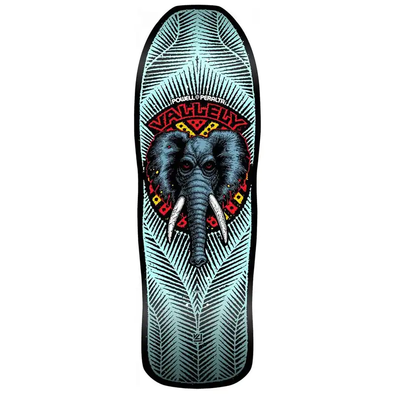 PLANCHE DE SKATE POWELL PERALTA VALLELY ELEPHANT LIGHT BLUE 10‘‘ Nouvelle Collection