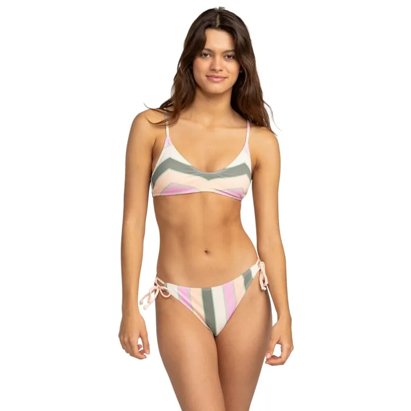 BIKINI CULOTTE ROXY VISTA STRIPE TIE SIDE CHEEKY Top Vente