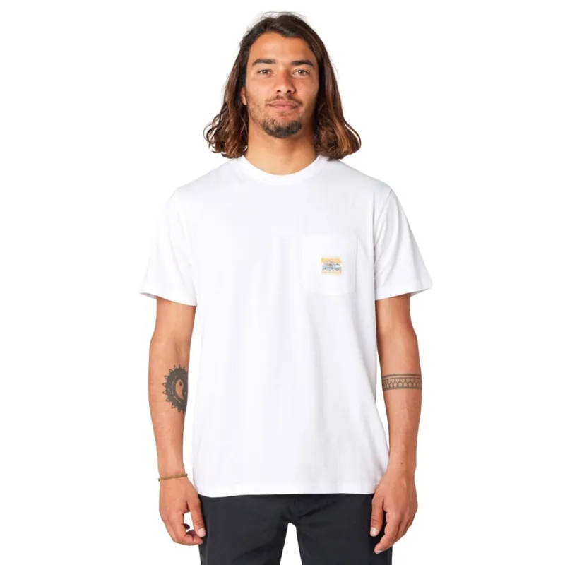 T-SHIRT RIP CURL SURF PARADISE BADGE Bon Plan