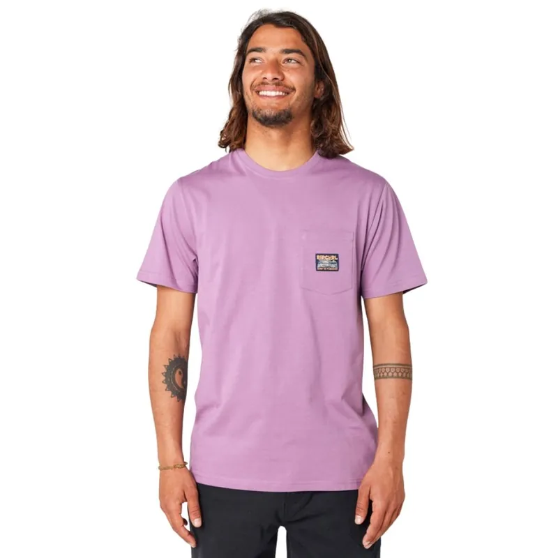 Haute Qualité T-SHIRT RIP CURL SURF PARADISE BADGE