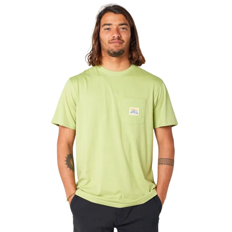 Must-Have T-SHIRT RIP CURL SURF PARADISE BADGE