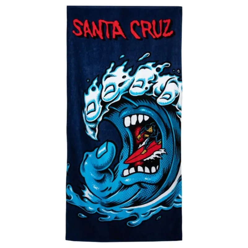 Must-Have SERVIETTE SANTA CRUZ SCREAMING WAVE TOWEL
