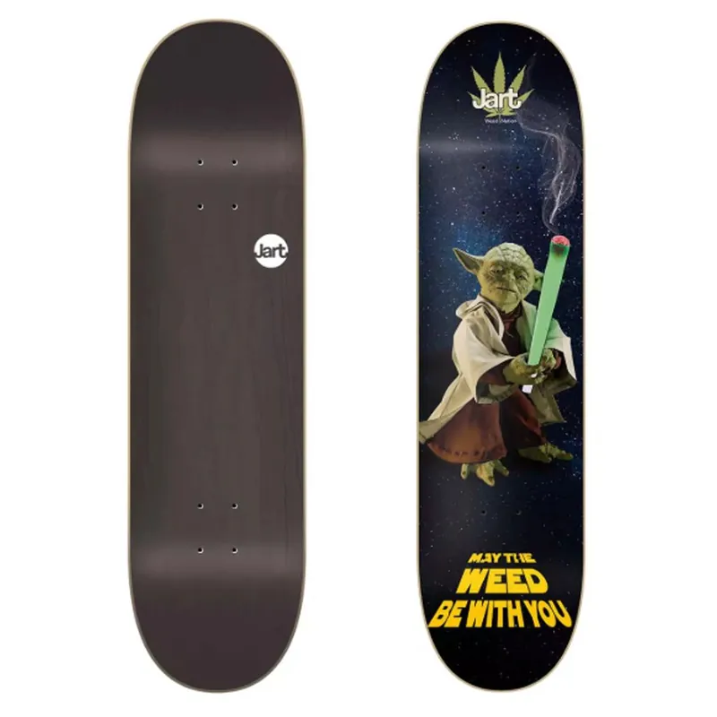 Certifié PLANCHE DE SKATE JART WEED NATION "YODA" 8.0‘‘