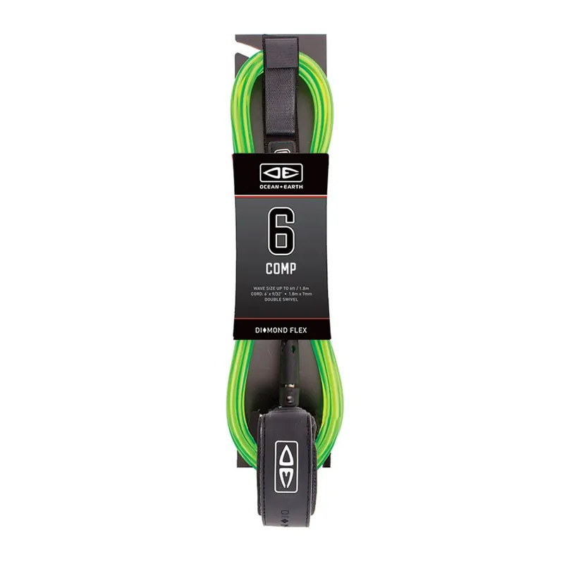 LEASH OCEAN EARTH REGULAR COMP 6‘0" Seulement Aujourd'hui