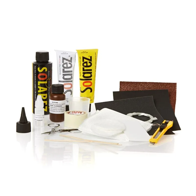 KITS DE RÔPARATION SOLAREZ POLYESTER PRO TRAVEL KIT Bon Plan