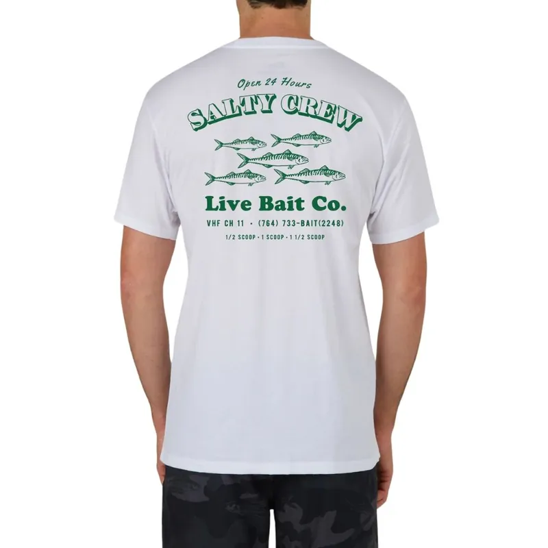 Certifié T-SHIRT SALTY CREW GREEN RAT PACK PREMIUM