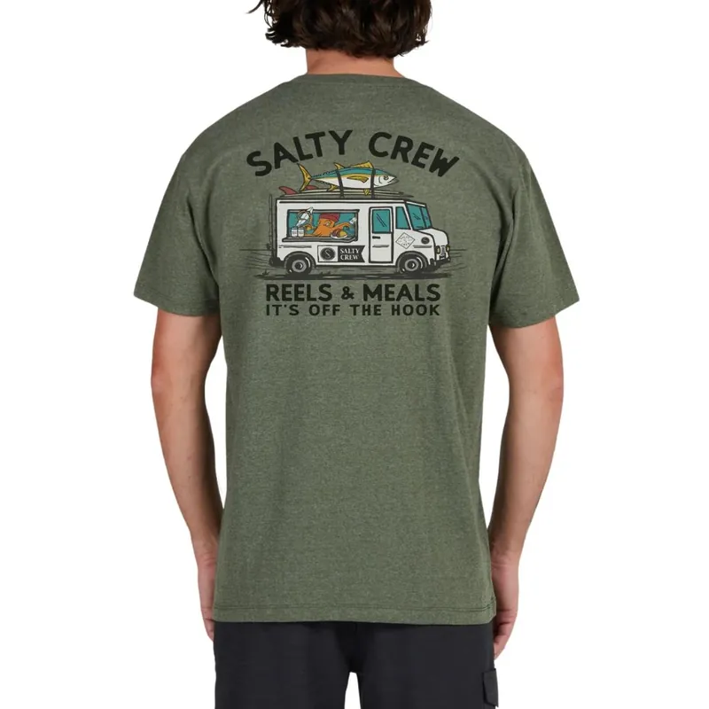 Prix Choc T-SHIRT SALTY CREW REELS & MEALS PREMIUM
