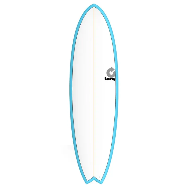 Authentique PLANCHE DE SURF TORQ MOD FISH PINLINE 6‘6‘‘ - BLUE