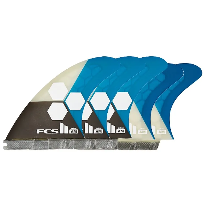 Achetez Aujourd'hui DERIVES FCS II AM PC L Teal Tri-Quad Fins