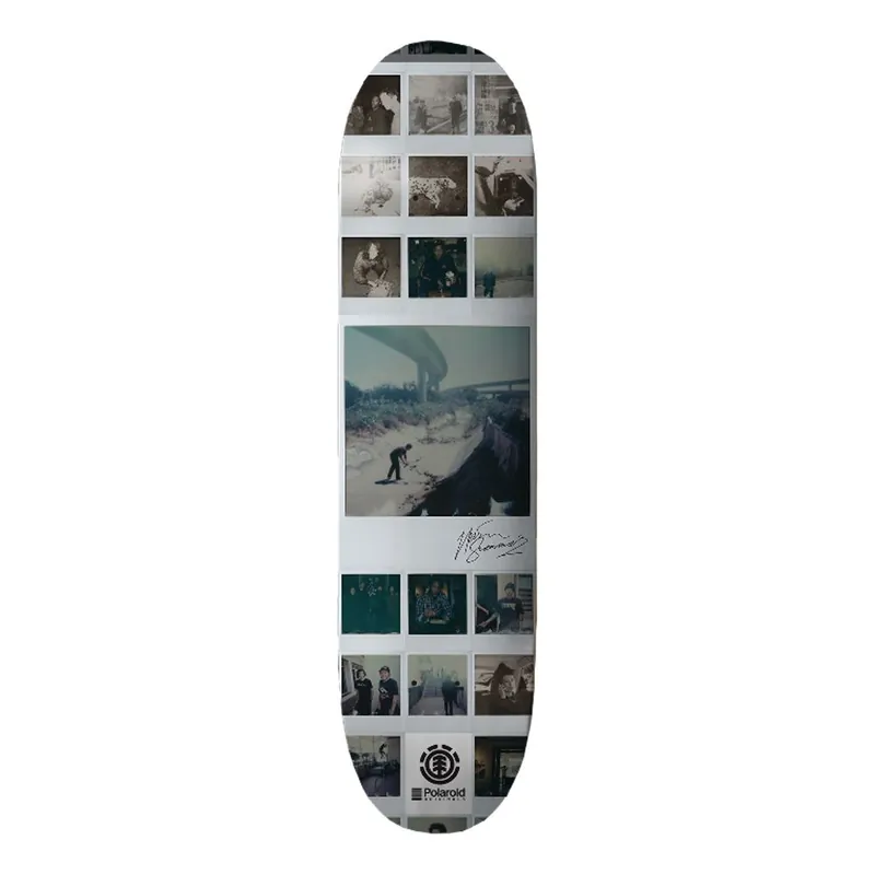 Offre Exclusive PLANCHE DE SKATE ELEMENT POLAROID NASSIM 8.2‘‘- LIJA GRATIS!