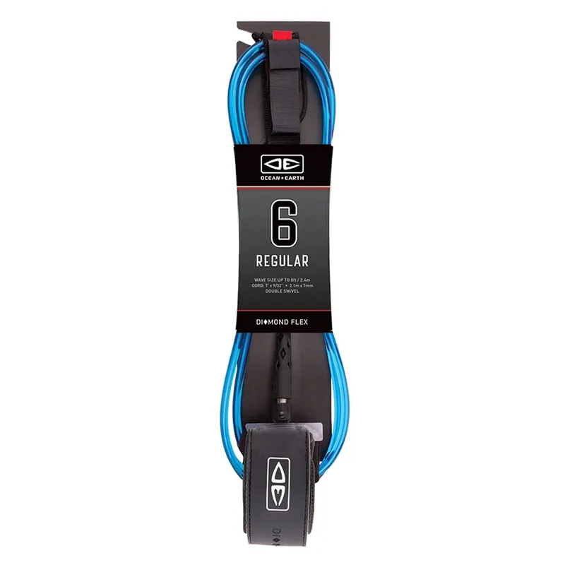 LEASH OCEAN EARTH REGULAR 6‘ - BLUE Must-Have