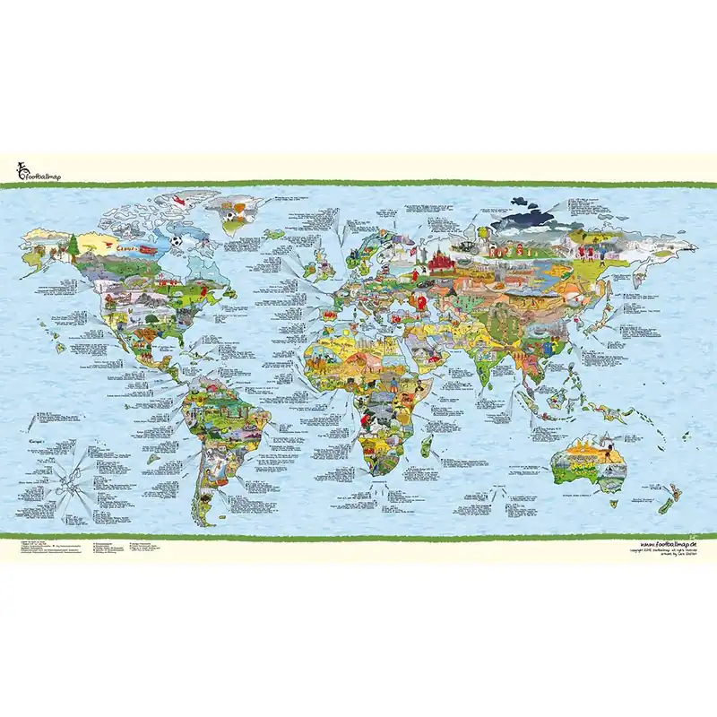 Certifié CARTE SURF TRIP 97.5x56cm