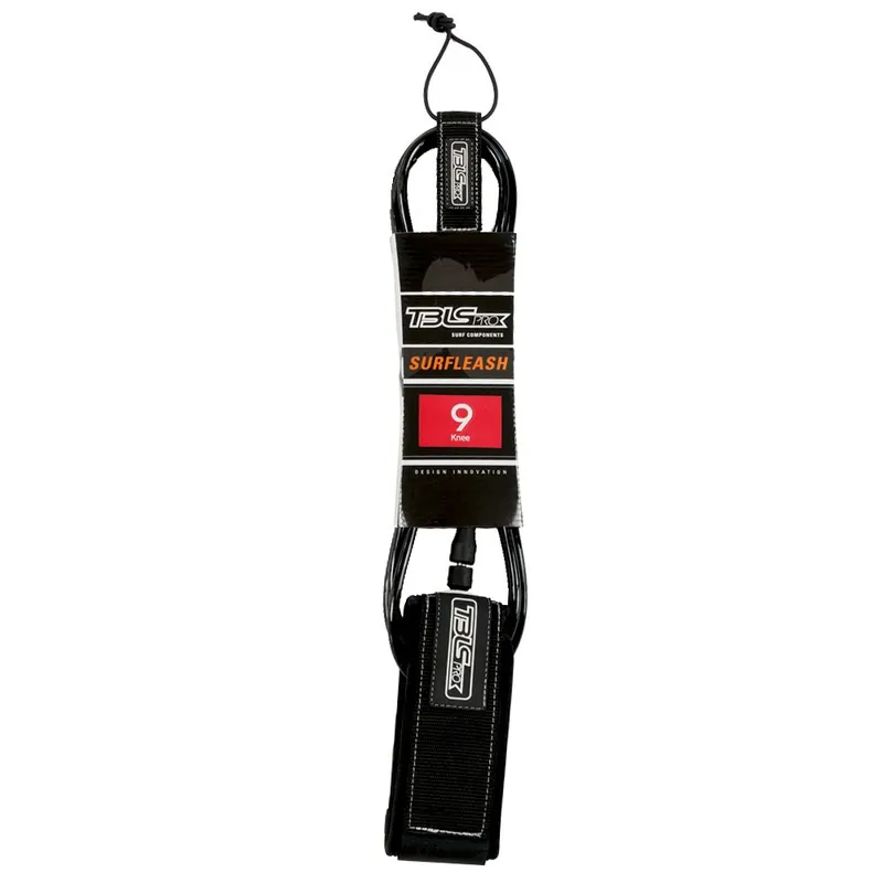 LEASH TBLS PRO KNEE 9‘ - BLACK Expédition Rapide