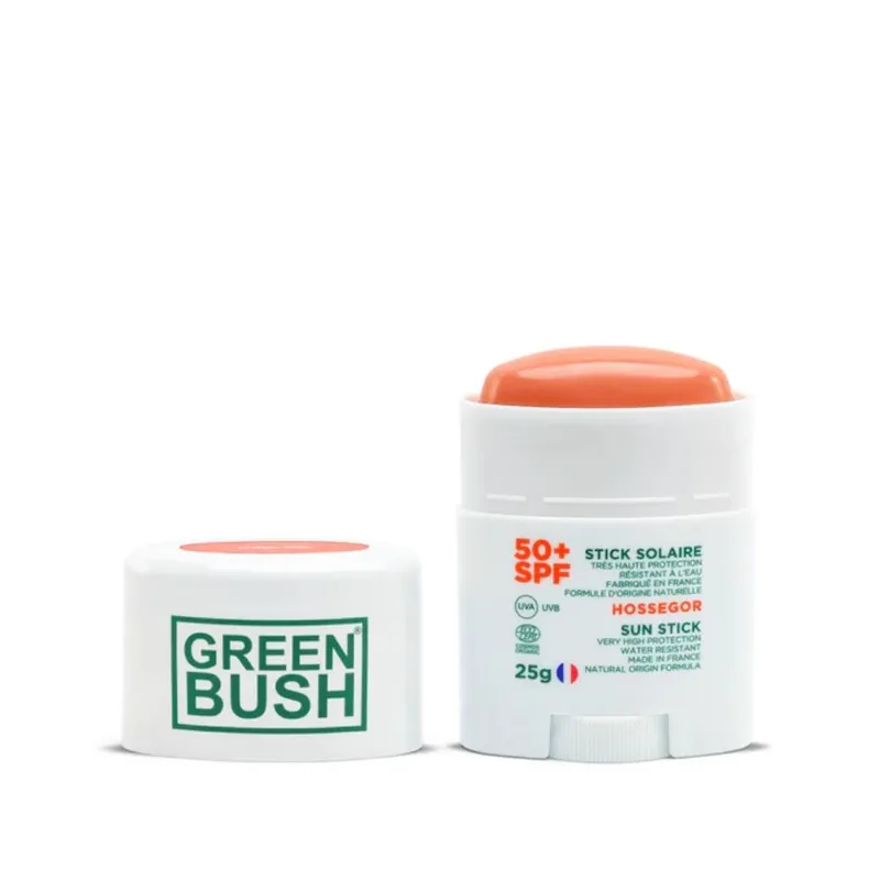 Prix Cassé PROTECTOR SOLAR GREEN BUSH STICK SOLAIRE SFP 50 + MINERAL PINK 25