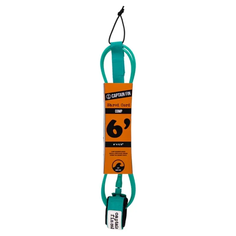 LEASH CAPTAIN FIN CO LEASH SHRED CORD 6‘ Achetez Aujourd'hui