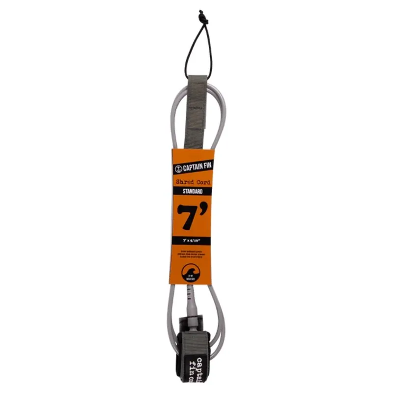 LEASH CAPTAIN FIN CO LEASH SHRED CORD 7‘ Promotion Saisonnière